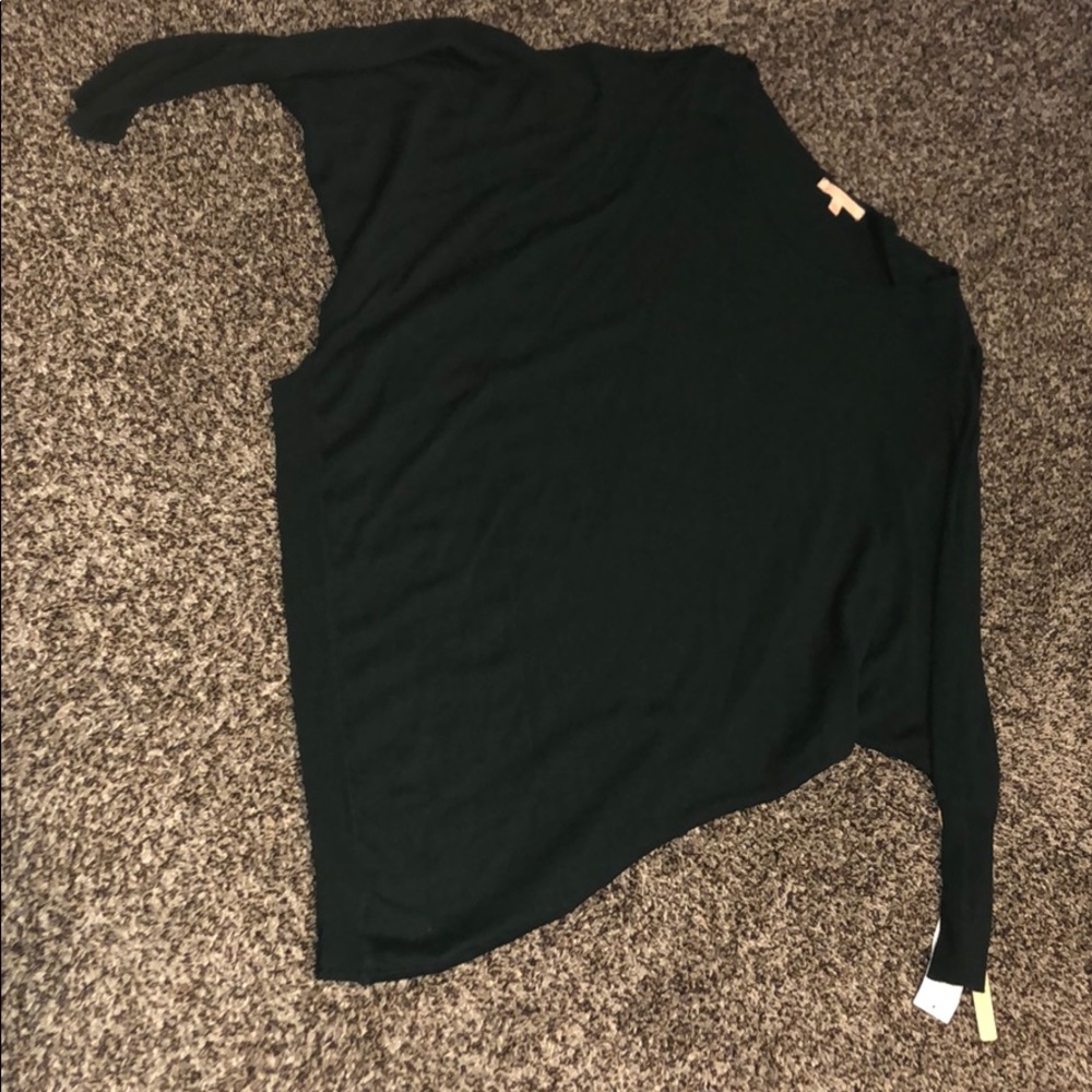 Angled green sweater shirt/dress size 3X.